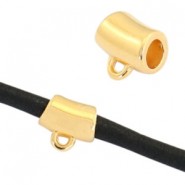 DQ metal Bail with Loop Ø 3.2 mm Gold