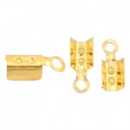 Terminal para cintas metálicas DQ 2mm - Dorado