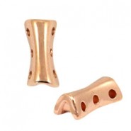 DQ metal spacer bar 11x4mm Rosegold