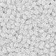 SuperDuo Beads 2.5x5mm Pearl Coat - Snow