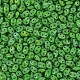 SuperDuo Beads 2.5x5mm Metalust Apple Green