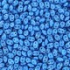 SuperDuo Beads 2.5x5mm Gold Shine - Blue