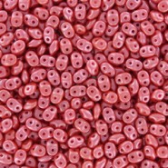 SuperDuo perlen 2.5x5mm Pearl Shine - Lt Coral