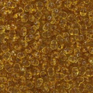 SuperDuo Beads 2.5x5mm Med Topaz