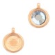 DQ Metal charm / setting for SS20 / 4.7mm Flatback Rosegold