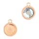 DQ Metal charm / setting for 4.7mm / SS20 Flatback Rosegold