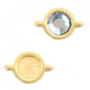 DQ Metal connector - setting 2 eyelets for 4.7mm / SS20 Flatback Gold