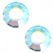 Swarovski Elements SS20 Flatback Aquamarine blue aurore boreale