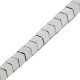 Hematite Perlen Arrow 6x5mm mat Light grey