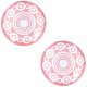 Basic cabochon Zeeuwse knop 20mm Pink rose