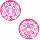 Basic cabochon Zeeuwse knopf 20mm Fuchsia