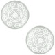 Basic cabochon Zeeuwse knopf 12mm Light grey