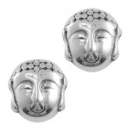 DQ Metal bead Buddha 7mm Antique silver