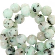 Half edelsteen kralen rond 4mm agaat Turquoise