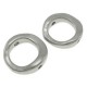 Metall donut Spacer Perle für 6mm perle Antik Silber