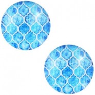 Basic cabochon Multicolour 20mm Cyan blue