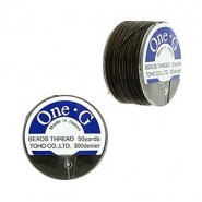 ONE-G Beading Thread Brown