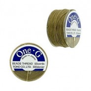 ONE-G Beading Thread Sand Ash