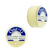 ONE-G Beading Thread Cream