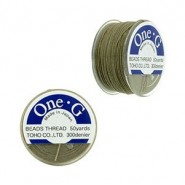 ONE-G Beading Thread Lt Khaki