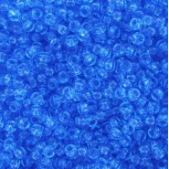 Toho seed beads 11/0 round Transparent Dark Aquamarine - TR-11-3B