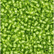 Toho rocailles 11/0 rond Silver-Lined Lime Green - TR-11-24