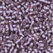 Toho seed beads 11/0 round Silver-Lined Lt Amethyst - TR-11-26