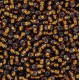 Toho seed beads 11/0 round Silver-Lined Smoky Topaz - TR-11-34