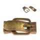 Metal magnetic clasp 36x22mm for 10mm Flat cord Antique bronze