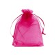 Bolso de organza ± 7x5cm - Púrpura magenta