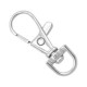 Sleutelhanger - karabijnsluiting 38mm Antiek zilver 