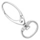 Key Chain clasp 36mm Antique silver