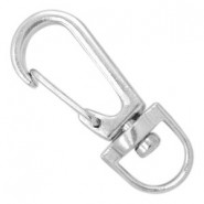 Key Chain clasp 36mm Antique silver