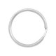 Metalen sleutelhanger ring 28mm Antiek zilver 