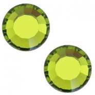 Swarovski Elements Flatback SS30 Olivine green