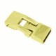 Metal hook clasp for 10mm flat leather / cord Gold