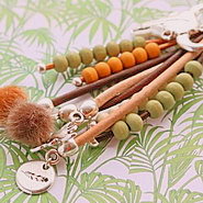 New 23 April - Go Nature with these wooden beads in summer colors