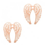 Metalen hanger Bohemian Angel Wings Rosé goud
