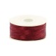 Beadalon Beading Thread Nymo D Shoe Red