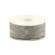 Beadalon Beading Thread Nymo D Grey