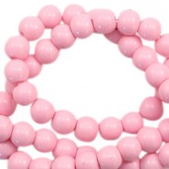 Glaskralen opaque 8mm Candy pink