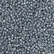 Seed beads - ± 2mm Anchor grey transparent