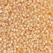 Seed beads - ± 2mm Topaz transparent