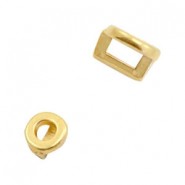 DQ metaal schuiver Rond Ø 3.2x1.8mm Goud