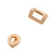 DQ metal slider Round Ø 3.2x1.8mm Roségold