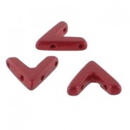 Czech AVA Bead kralen 10x4mm Lava Red