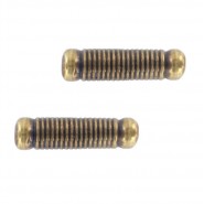 DQ Metal Elongated bead 25mm Antique bronze