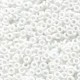 Miyuki spacer Beads SPR 2.2x1mm - White opaque matted ab SPR2-402FR