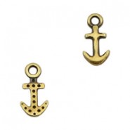 DQ Metal charm Anchor 12x6mm Antique bronze