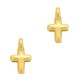 DQ Metall Anhänger Kreuz Gold